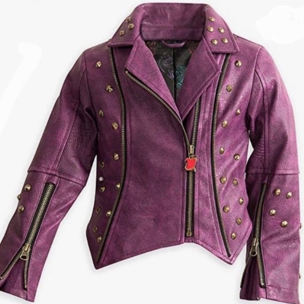 NWOT Mal Faux Leather Jacket Descendants size 7/8
